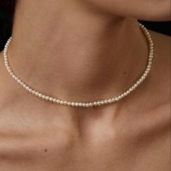 گردنبند مروارید اصل ظریف