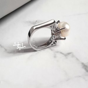 انگشتر مروارید نقره زنانه