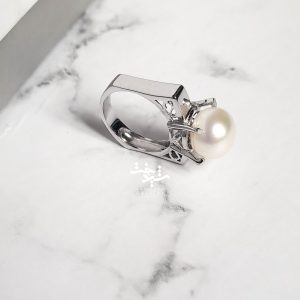 انگشتر مروارید نقره زنانه